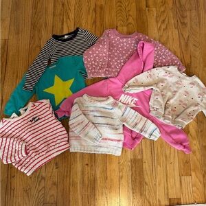 7pc Toddler Sweater Bundle 18–24M 2T Cozy Fall Winter Pullovers